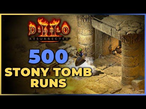 SO MANY DROPS in Stony Tombs! 500 Runs to Test on Ladder - Diablo 2 Resurrected