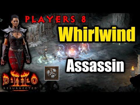 Whirlwind Assassin on Players 8 - Diablo 2 Resurrected